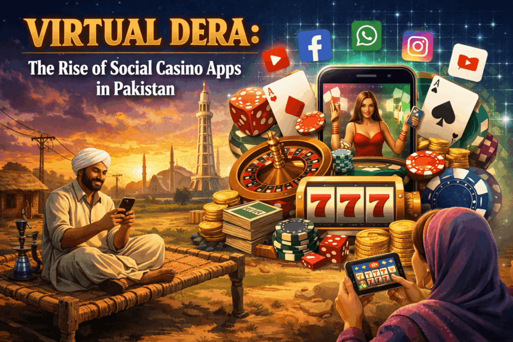 Virtual Dera - Aplikasi social casino di Pakistan